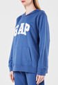Hoodie Azul-Beige-Blanco GAP de GAP