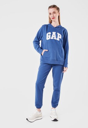 Hoodie Azul-Beige-Blanco GAP