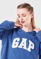 Hoodie Azul-Beige-Blanco GAP de GAP