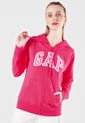 Hoodie Fucsia-Blanco GAP de GAP