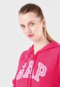 Hoodie Fucsia-Blanco GAP de GAP
