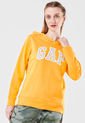 Hoodie Amarillo-Gris-Blanci GAP Femenino de GAP