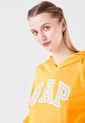 Hoodie Amarillo-Gris-Blanci GAP Femenino de GAP