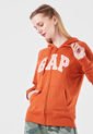 Hoodie Naranja-Rosa-Blanco GAP Femenino de GAP