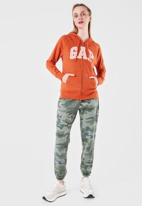 Hoodie Naranja-Rosa-Blanco GAP Femenino