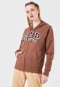 Hoodie Marrón-negro-Blanco GAP Femenino de GAP