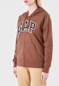 Hoodie Marrón-negro-Blanco GAP Femenino de GAP