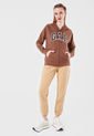 Hoodie Marrón-negro-Blanco GAP Femenino de GAP