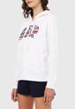 Hoodie Blanco-Rojo-Azul GAP de GAP
