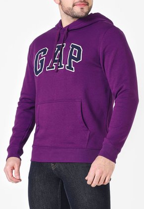 Hoodie Violeta-Azul Navy-Blanco GAP