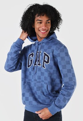 Hoodie Azul-Blanco GAP