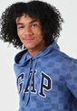 Hoodie Azul-Blanco GAP de GAP