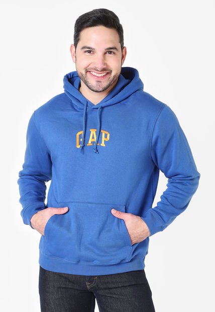 Hoodie Azul-Mostaza GAP