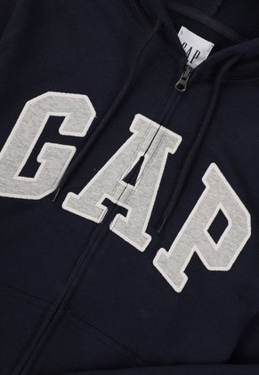Hoodie Azul Navy-Gris GAP