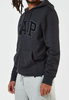 Hoodie Gris-Negro GAP