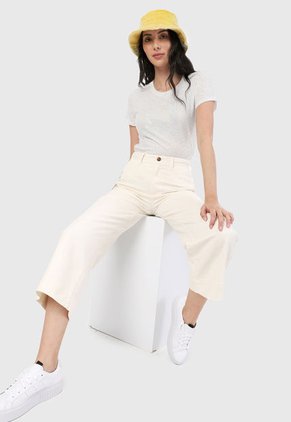 Camiseta Blanco-Gris GAP