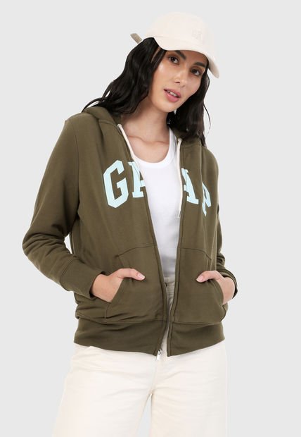 Chaqueta Verde Oliva-Azul GAP