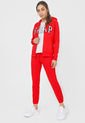 Hoodie Rojo-Blanco GAP de GAP