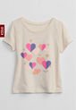 Camiseta Beige-Multicolor GAP Kids de GAP