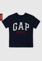 Camiseta Azul Navy-Blanco-Rojo GAP Kids de GAP