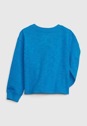 Camiseta Manga Larga Azul-Amarillo-Blanco GAP Kids