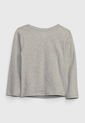 Camiseta Manga Larga Gris-Multicolor GAP Kids de GAP
