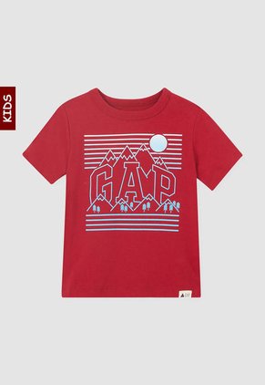 Camiseta Rojo-Celeste GAP Kids