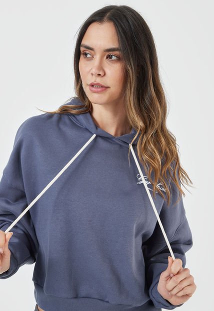 Hoodie Azul-Blanco GAP