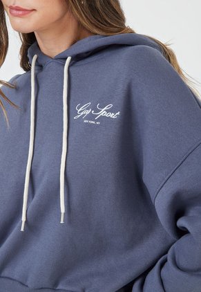 Hoodie Azul-Blanco GAP