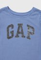 Camiseta Celeste-Plateado GAP Kids de GAP