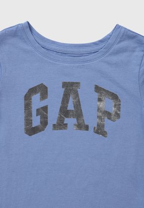 Camiseta Celeste-Plateado GAP Kids