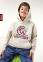 Hoodie Beige-Violeta GAP Kids de GAP