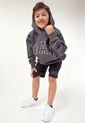 Hoodie Gris-Negro-Blanco GAP Kids de GAP