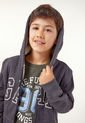 Hoodie Gris-Blanco GAP Kids de GAP