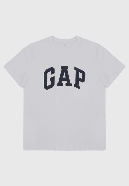 Camiseta Blanco-Azul GAP