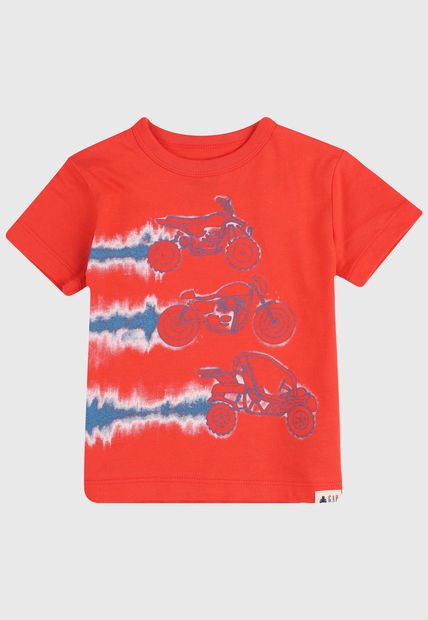 Camiseta Rojo-Azul GAP Kids