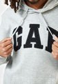 Hoodie Gris-Negro GAP de GAP