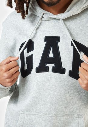 Hoodie Gris-Negro GAP