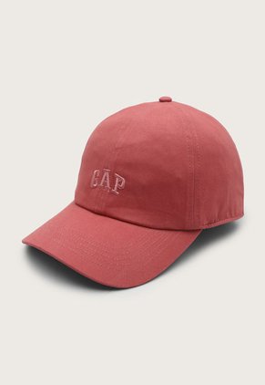 Gorra Coral-Blanco GAP Logo Baseball