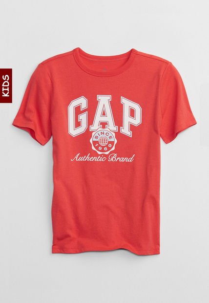 Camiseta Rojo-Blanco GAP Kids