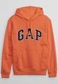 Hoodie Naranja-Azul Navy-Blanco GAP de GAP