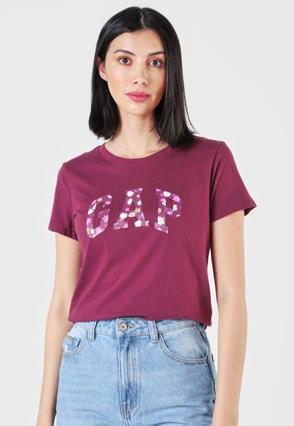 Camiseta Vino Tinto GAP