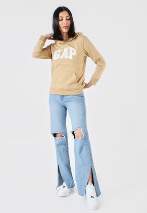 Hoodie Nude-Marfil-Blanco GAP