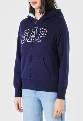 Hoodie Azul Navy-Blanco GAP