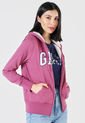 Hoodie Lila-Blanco-Azul Navy GAP de GAP