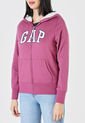 Hoodie Lila-Blanco-Azul Navy GAP de GAP