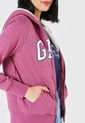 Hoodie Lila-Blanco-Azul Navy GAP de GAP