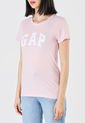 Camiseta Rosa-Blanco GAP de GAP