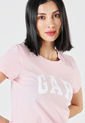 Camiseta Rosa-Blanco GAP de GAP