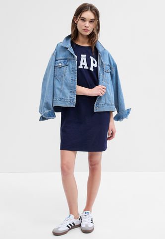 Vestido Azul Navy-Blanco GAP GAP